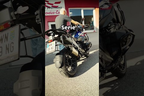 Remus-Endschalldämpfer auf der R1300GS ! #shorts