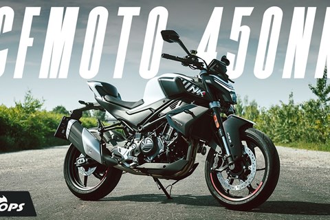 Günstiges 2-Zylinder Nakedbike: CF MOTO 450 NK im Test