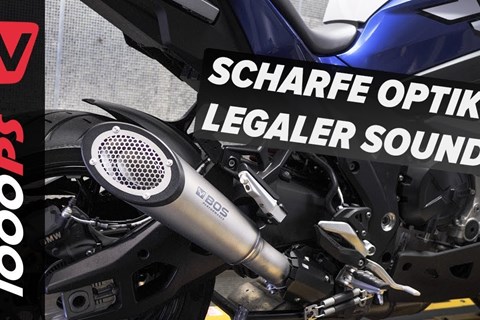 BOS GP Titan - MotoGP-Look am Touring-Superbike BMW S 1000 XR!