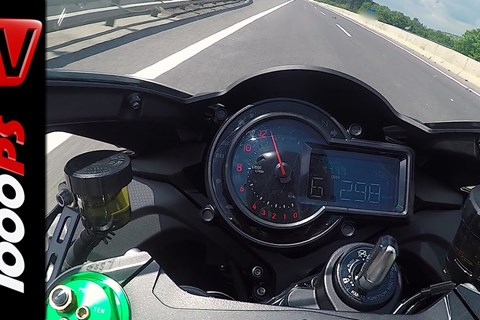 Kawasaki H2 Top Speed - Acceleration @Autobahn