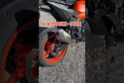 Sound der neuen KTM 990 Duke & 1390 Super Duke #shorts #soundcheck