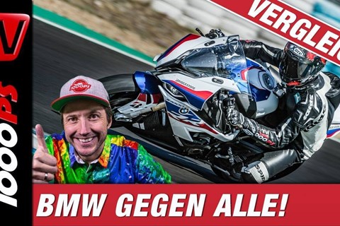 BMW S 1000 RR 2019 im Vergleich mit Vorgänger, Panigale V4, R1, Aprilia und Co