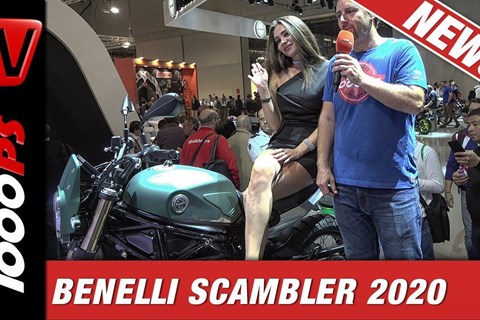 Günstiger Scrambler auf der EICMA - Benelli Leoncino 800