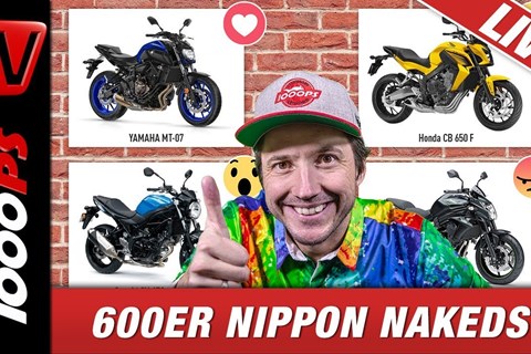 Welches ist das beste 600er Nippon Nakedbike? Gebrauchtmotorrad Beratung: Viererblock Folge #1